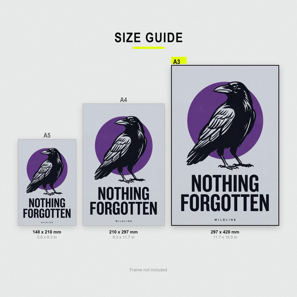 Nothing Forgotten Raven Art Print