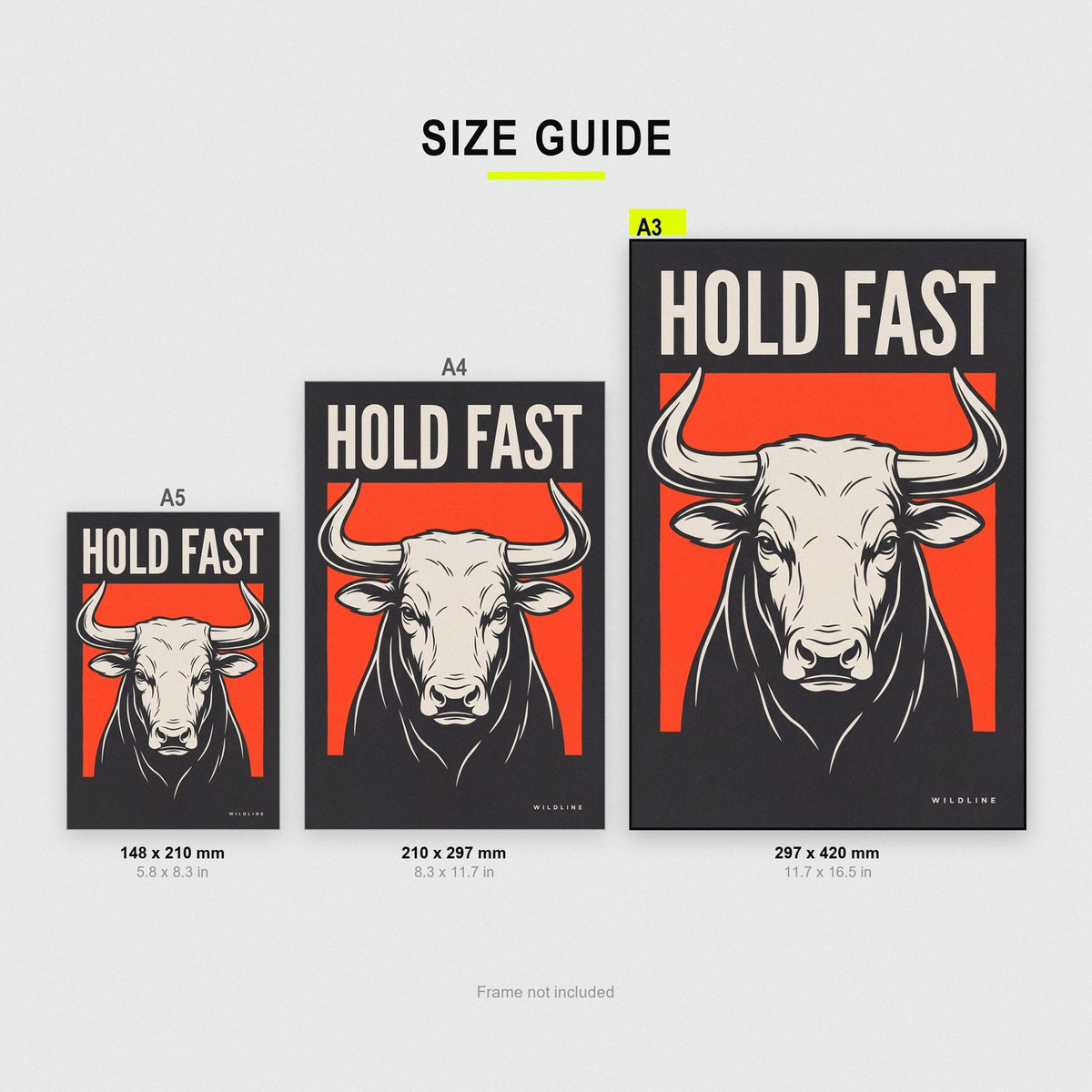 Hold Fast Bull Art Print