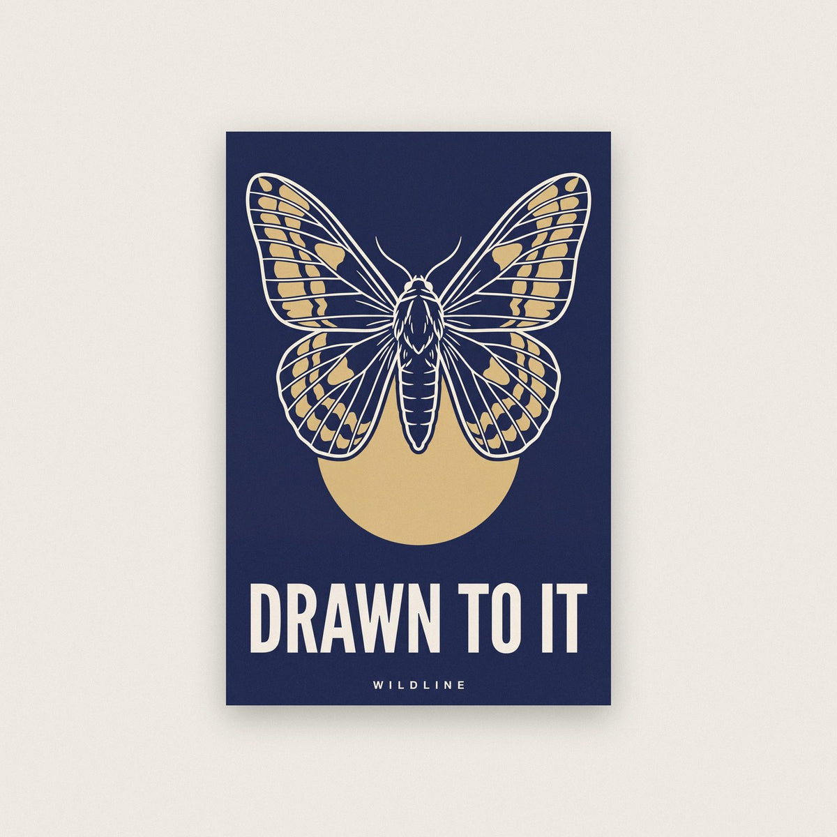 Drawn To It Moth Art Print