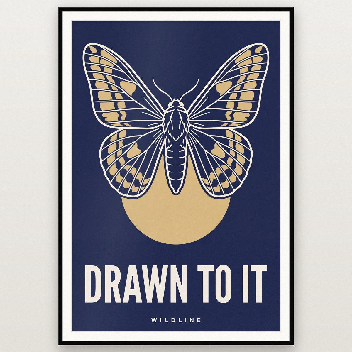Drawn To It Moth Art Print