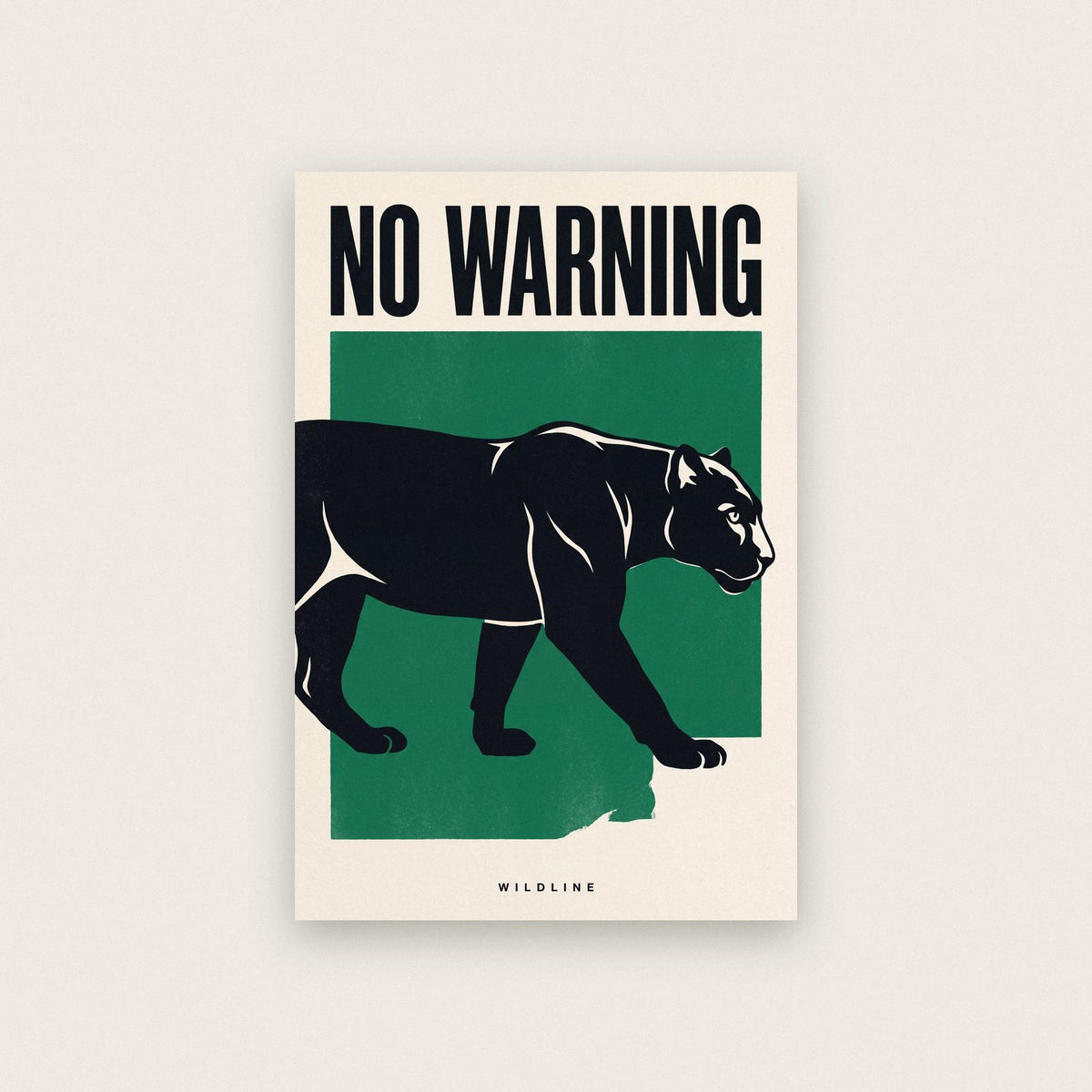 No Warning Panther Art Print