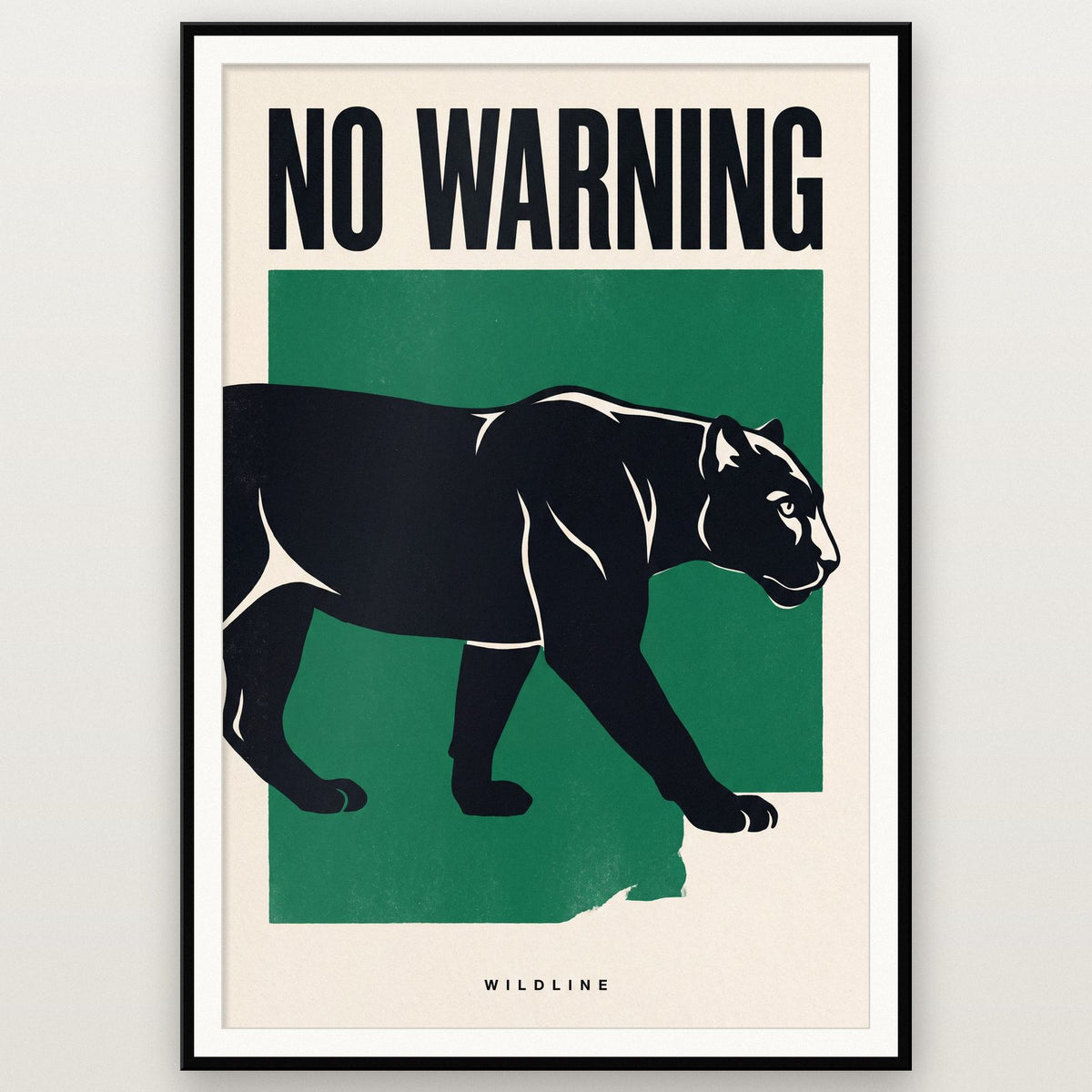 No Warning Panther Art Print
