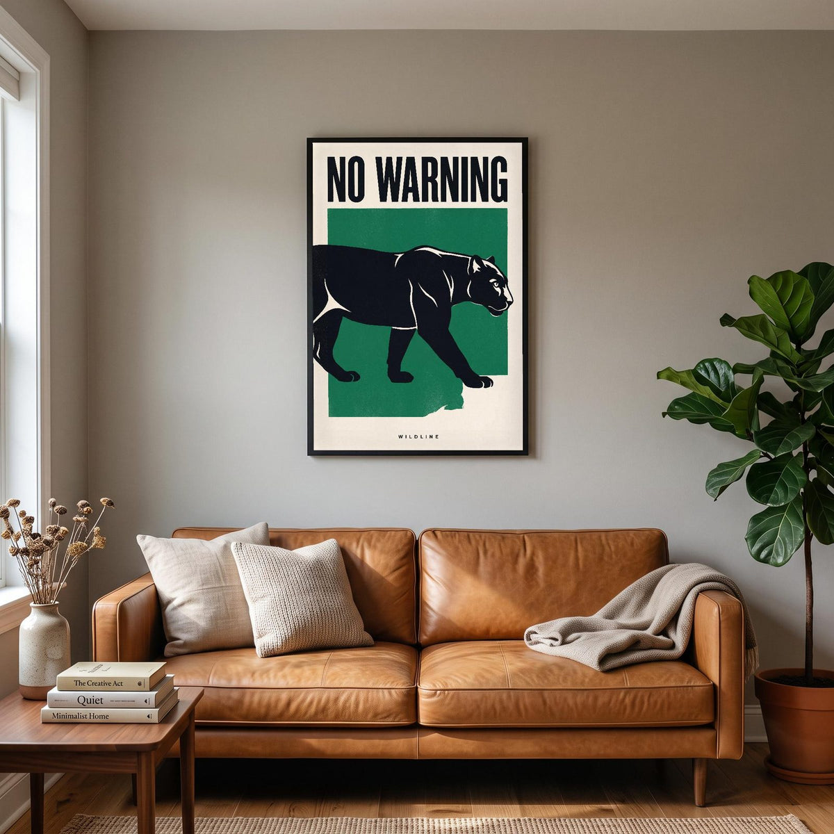 No Warning Panther Art Print