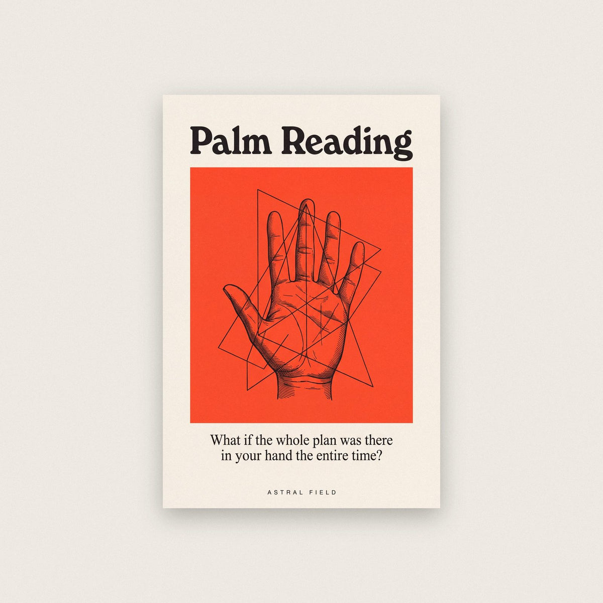 Palm Reading Astral Field Art Print