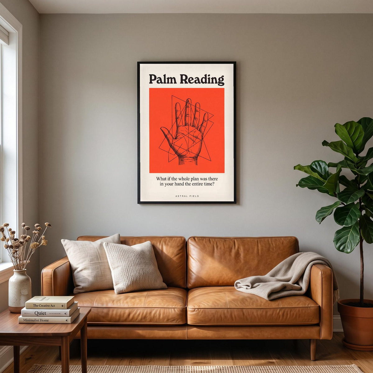 Palm Reading Astral Field Art Print