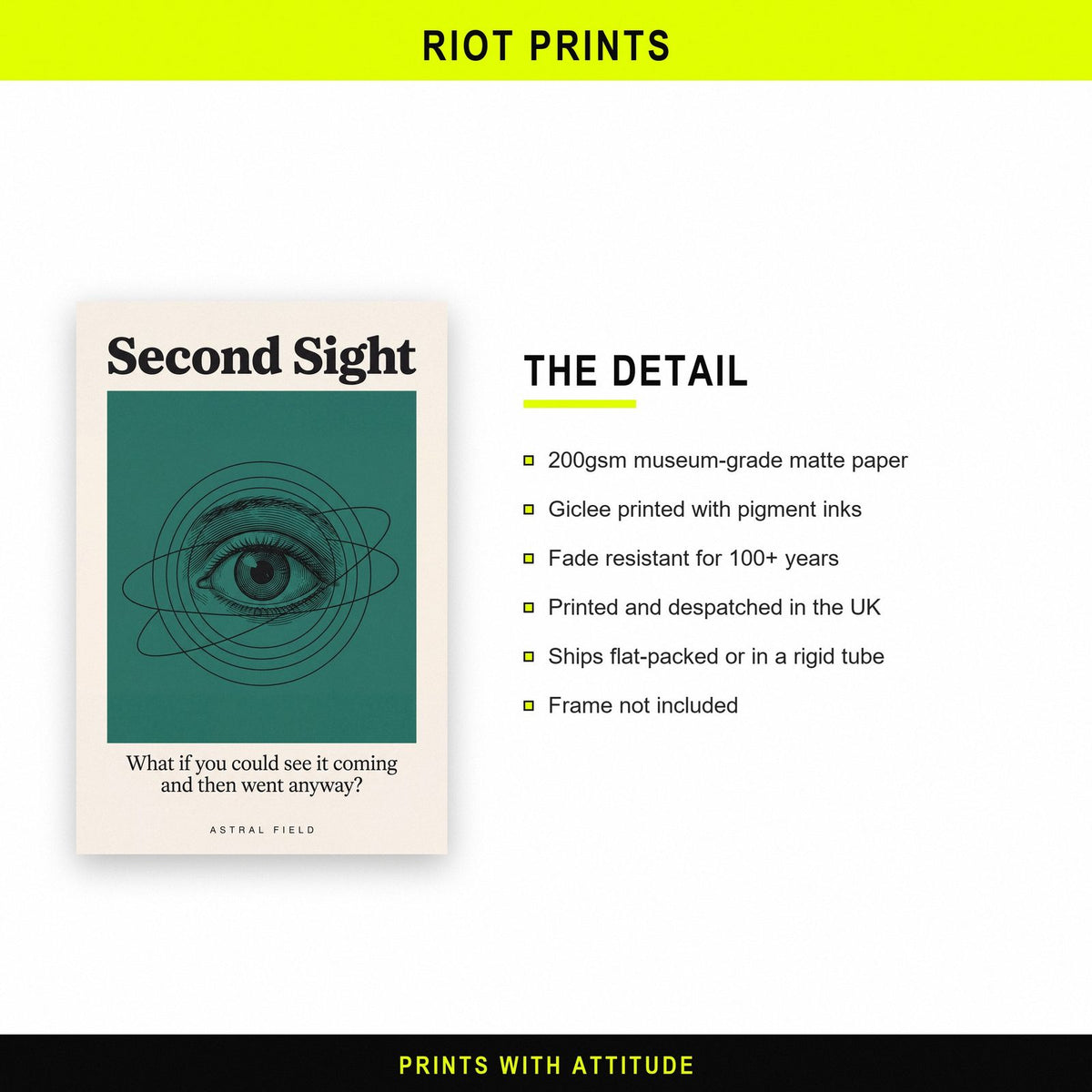 Second Sight Astral Field Art Print
