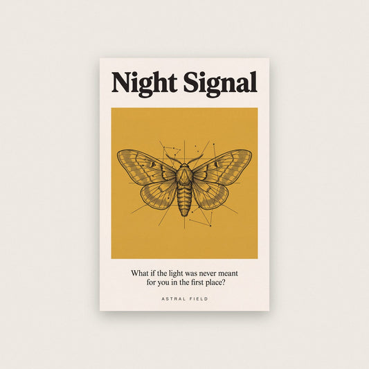 Night Signal Astral Field Art Print