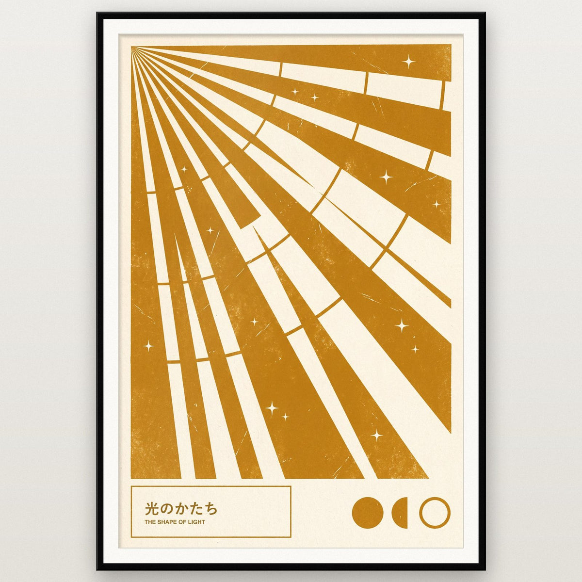 The Shape Of Light Japanese Minimal Art Print