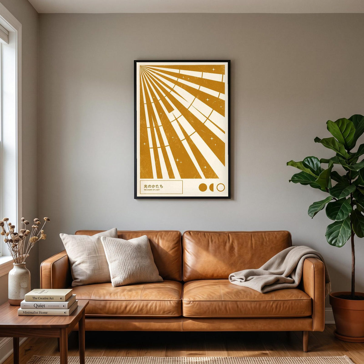 The Shape Of Light Japanese Minimal Art Print