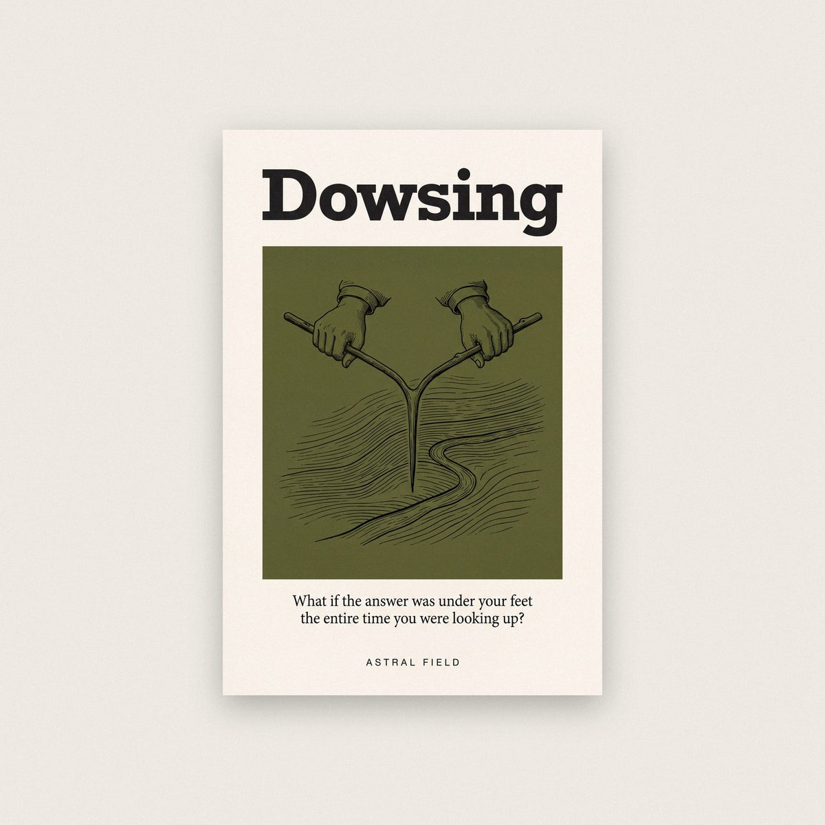 Dowsing Astral Field Art Print