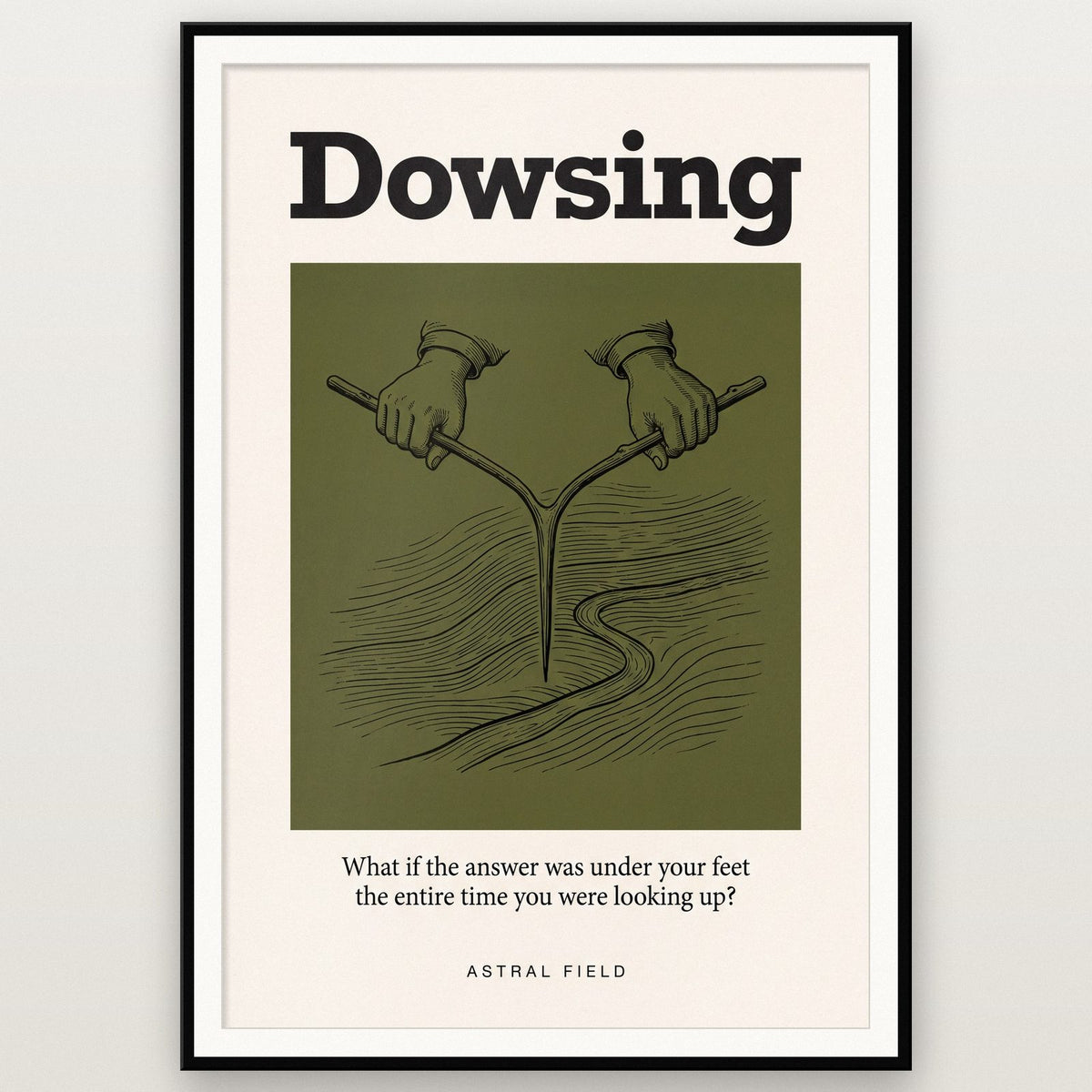 Dowsing Astral Field Art Print