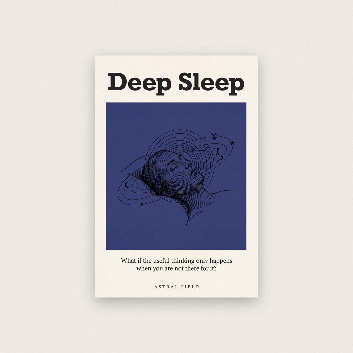 Deep Sleep Astral Field Art Print