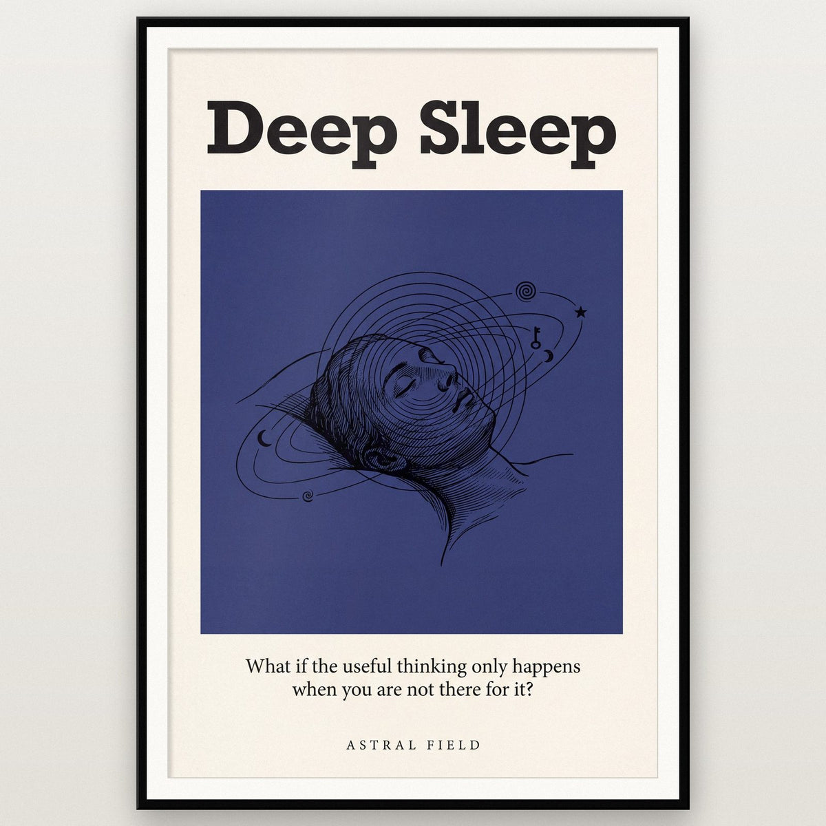 Deep Sleep Astral Field Art Print