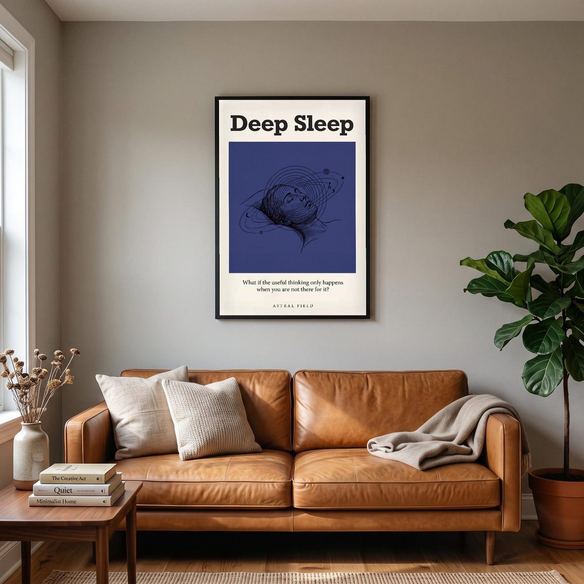 Deep Sleep Astral Field Art Print