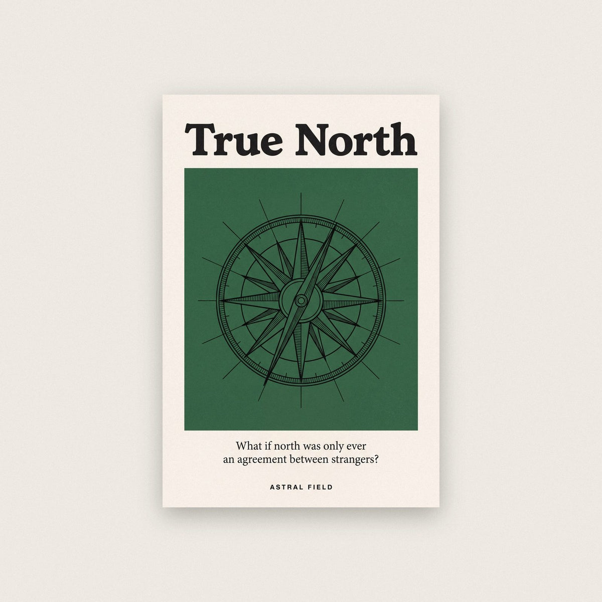 True North Astral Field Compass Art Print