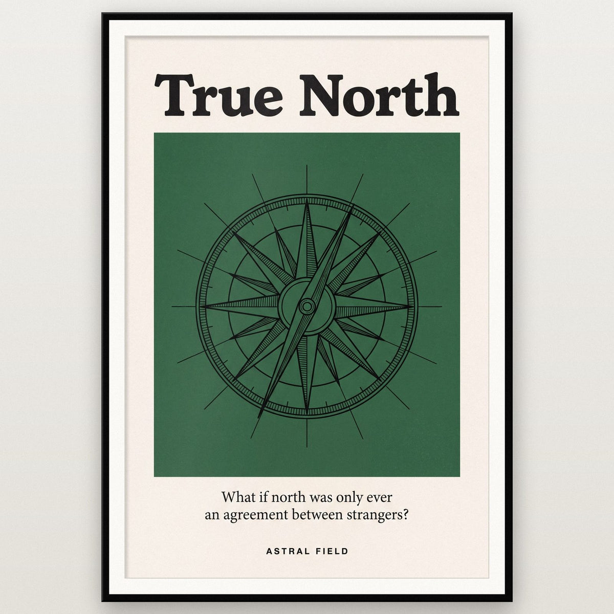 True North Astral Field Compass Art Print