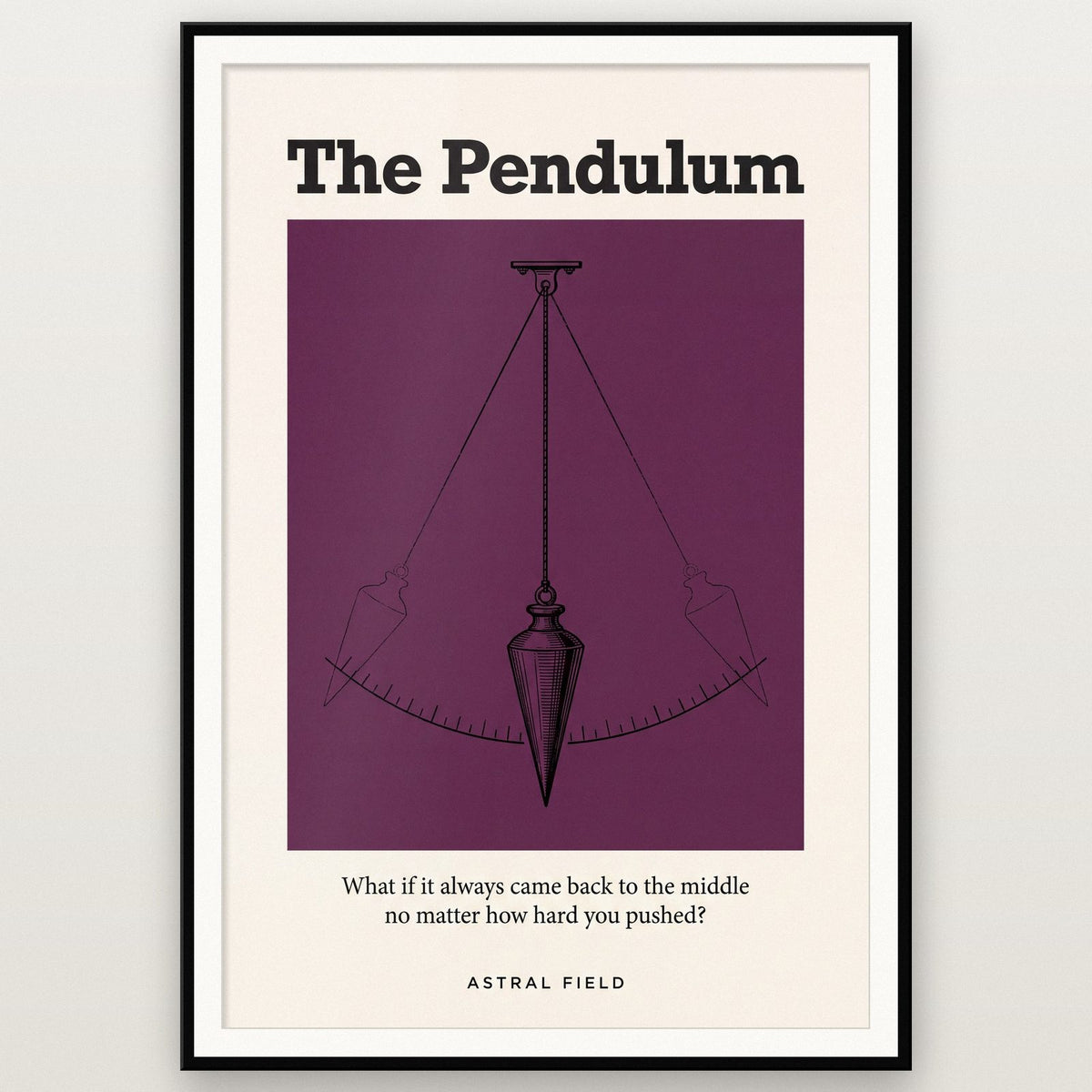 The Pendulum Astral Field Art Print