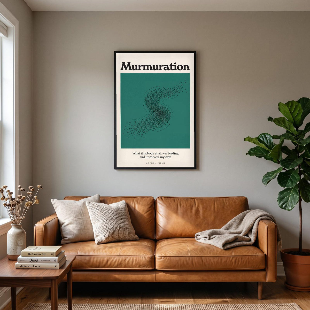 Murmuration Astral Field Art Print