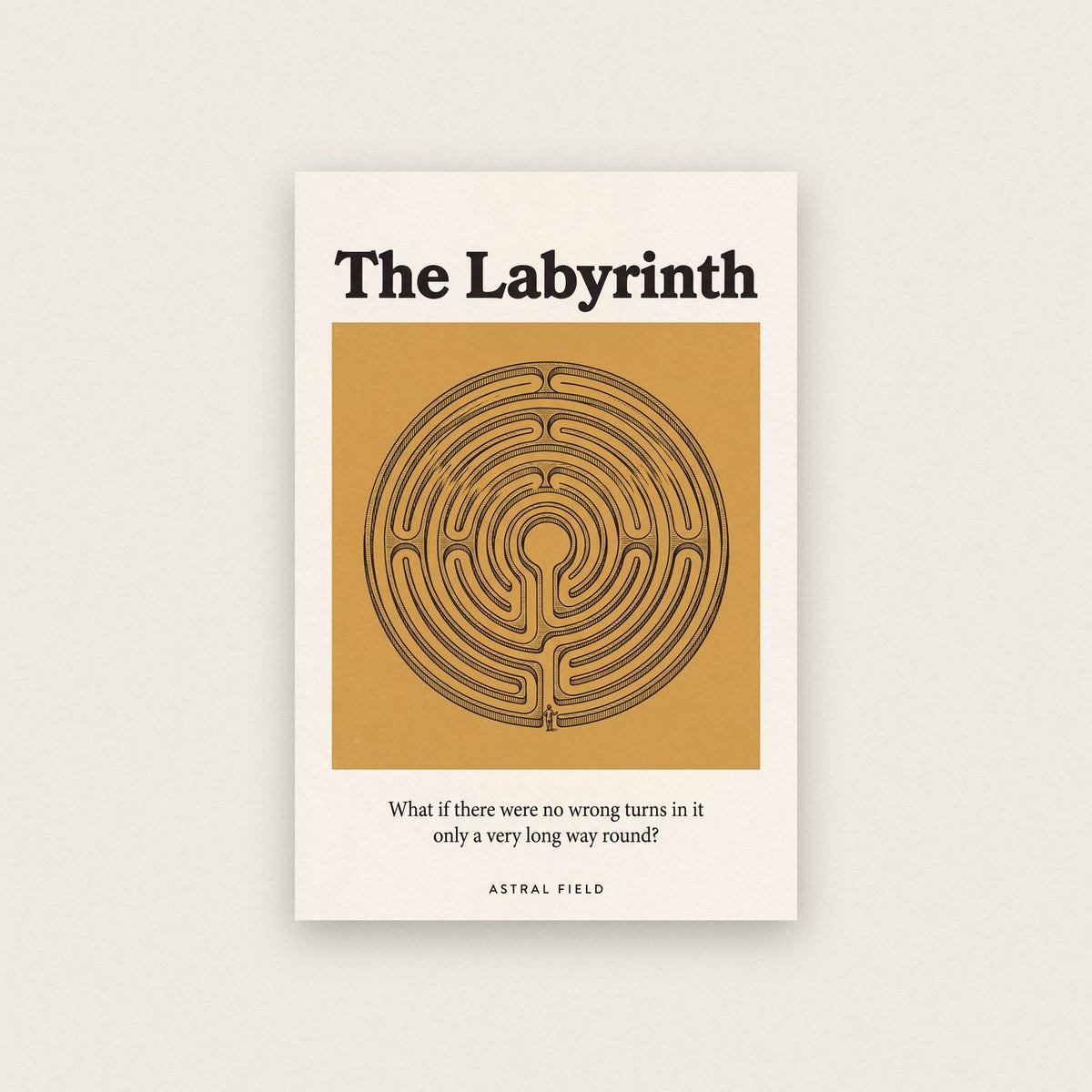 The Labyrinth Astral Field Art Print