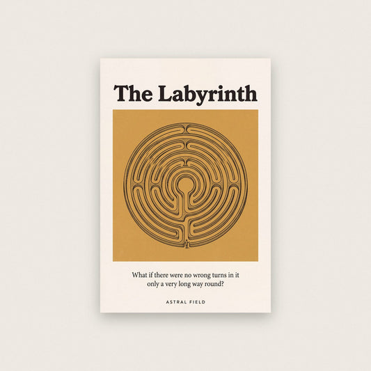 The Labyrinth Astral Field Art Print