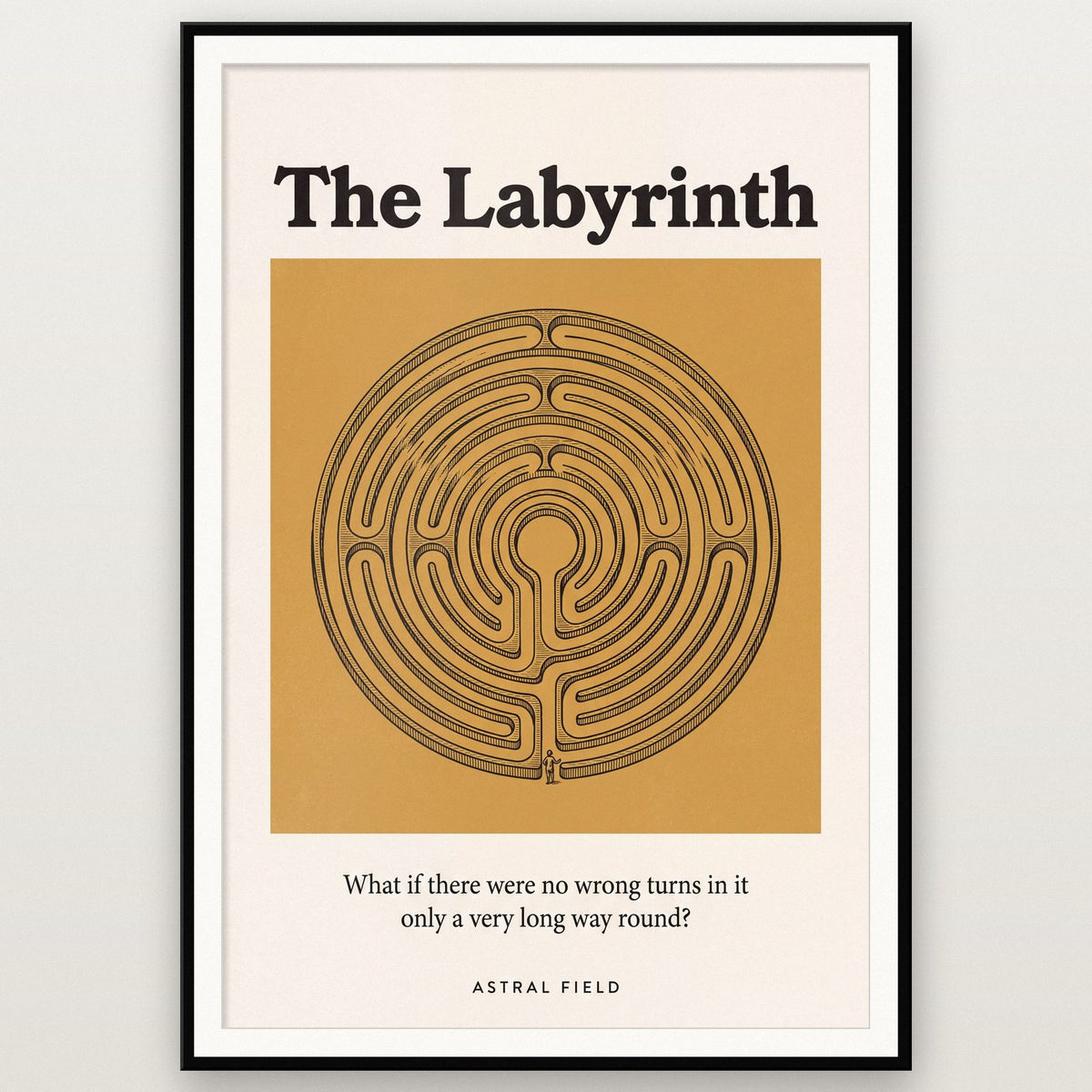 The Labyrinth Astral Field Art Print
