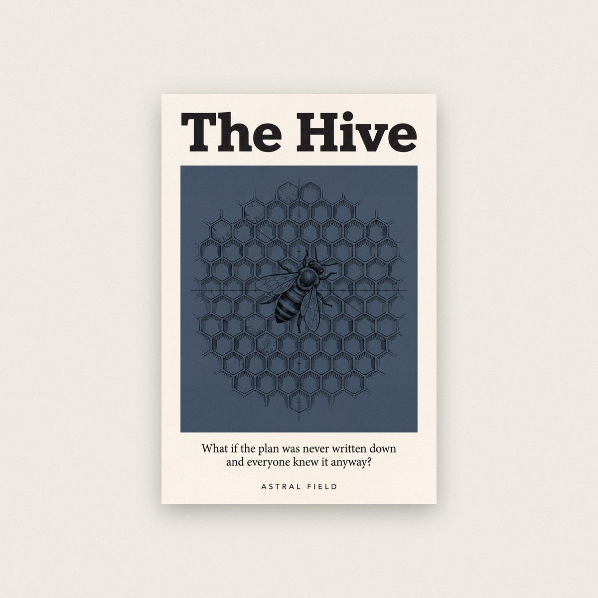 The Hive Astral Field Bee Art Print