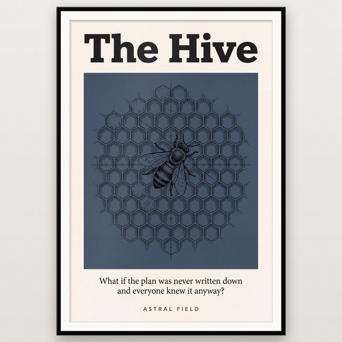 The Hive Astral Field Bee Art Print