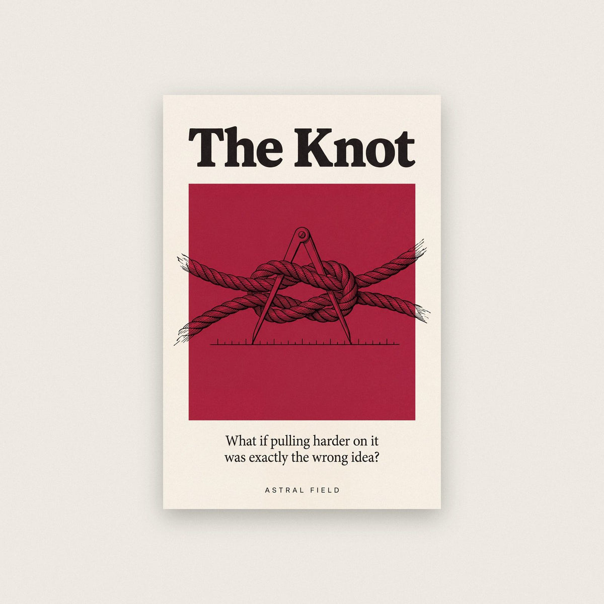 The Knot Astral Field Art Print