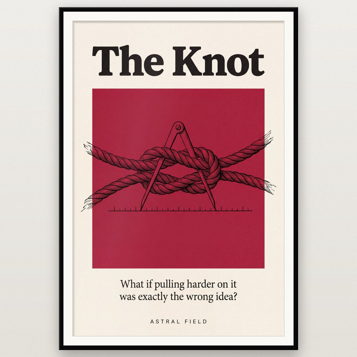 The Knot Astral Field Art Print