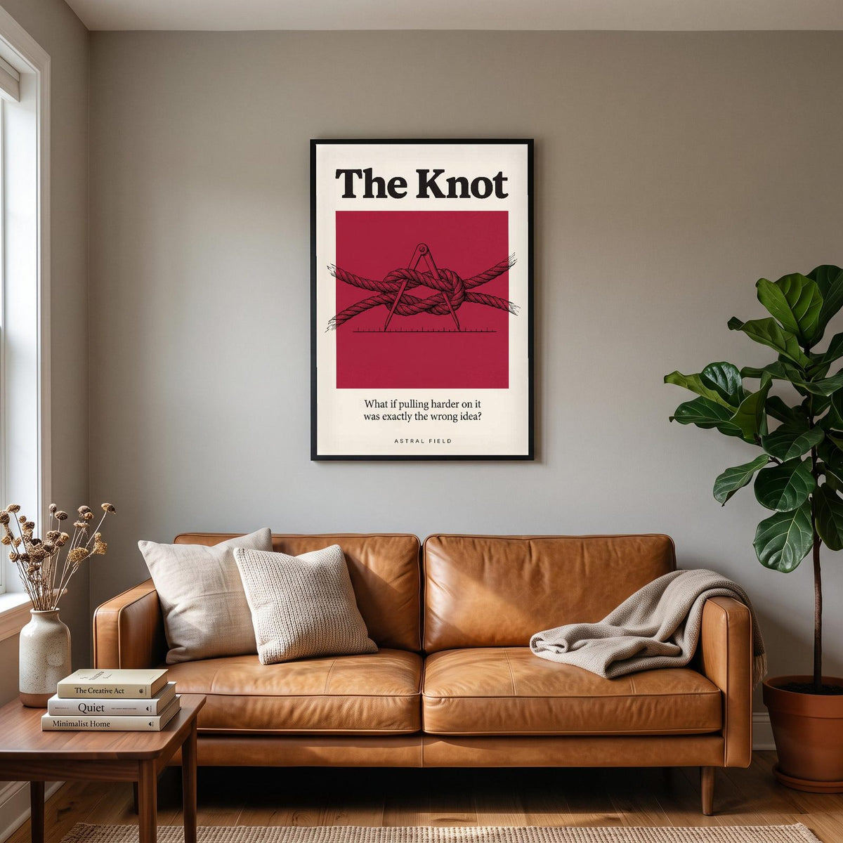 The Knot Astral Field Art Print