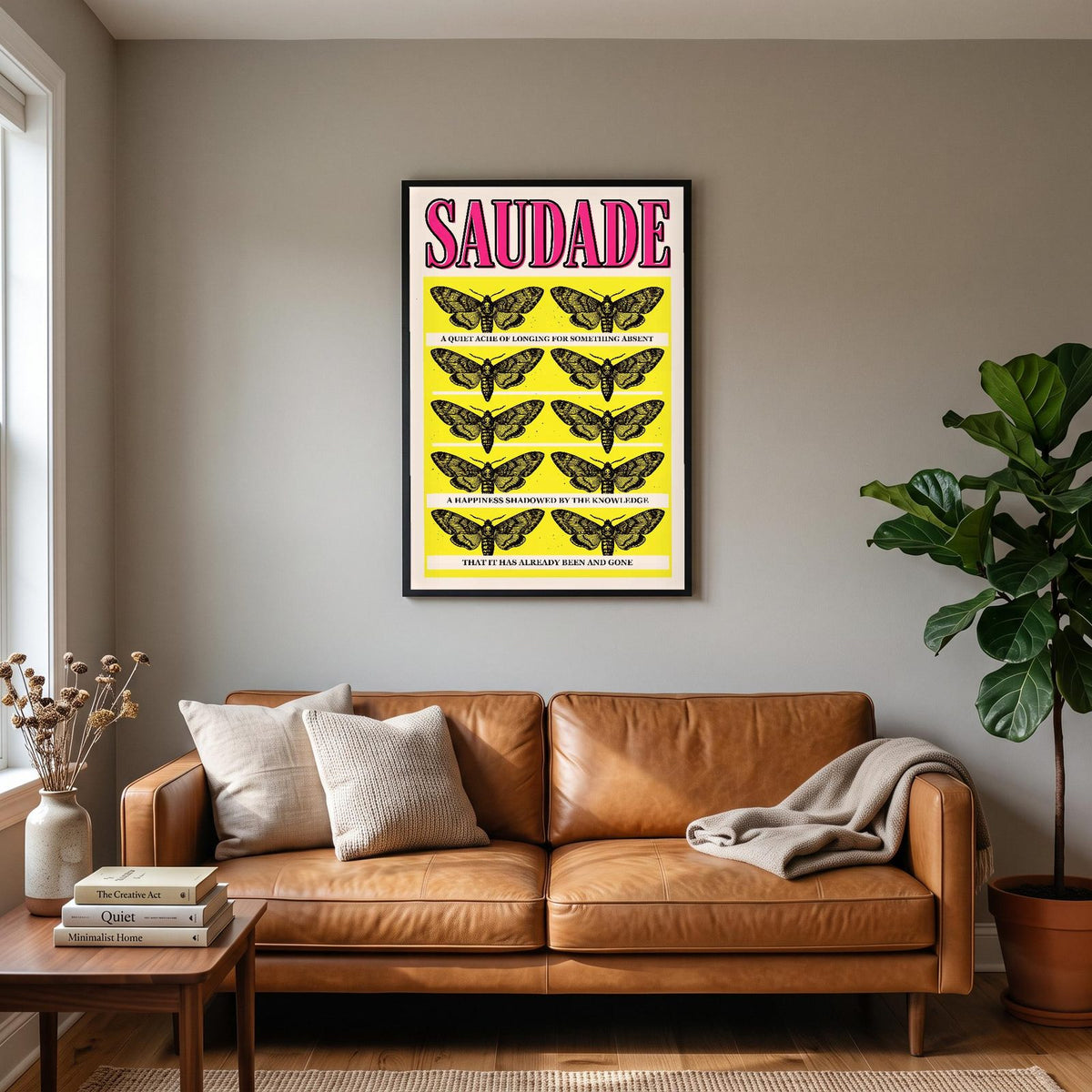 Saudade Untranslatable Word Art Print