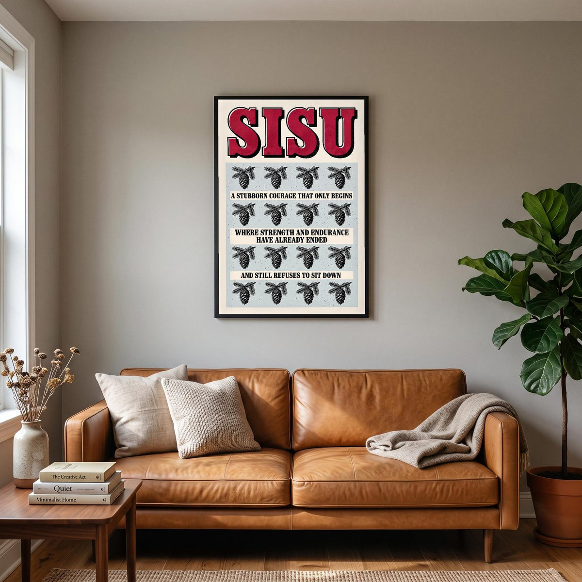 Sisu Untranslatable Word Art Print