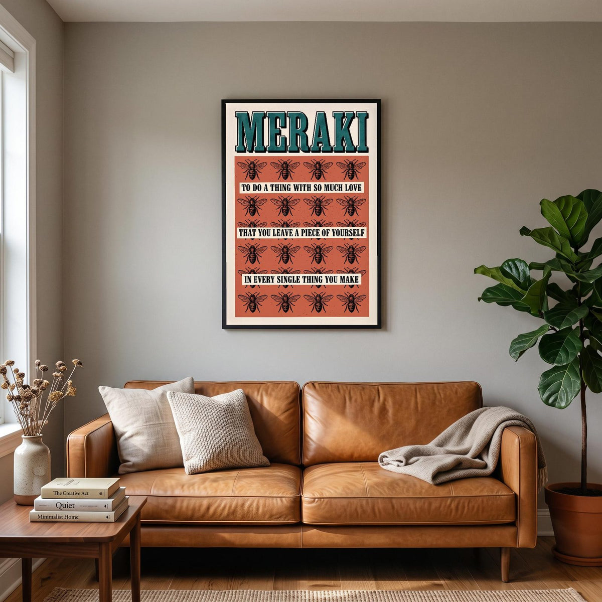 Meraki Untranslatable Word Art Print