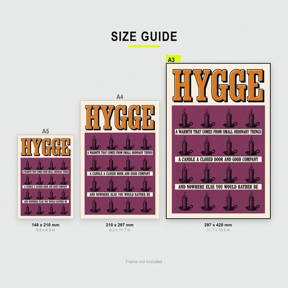Hygge Untranslatable Word Art Print