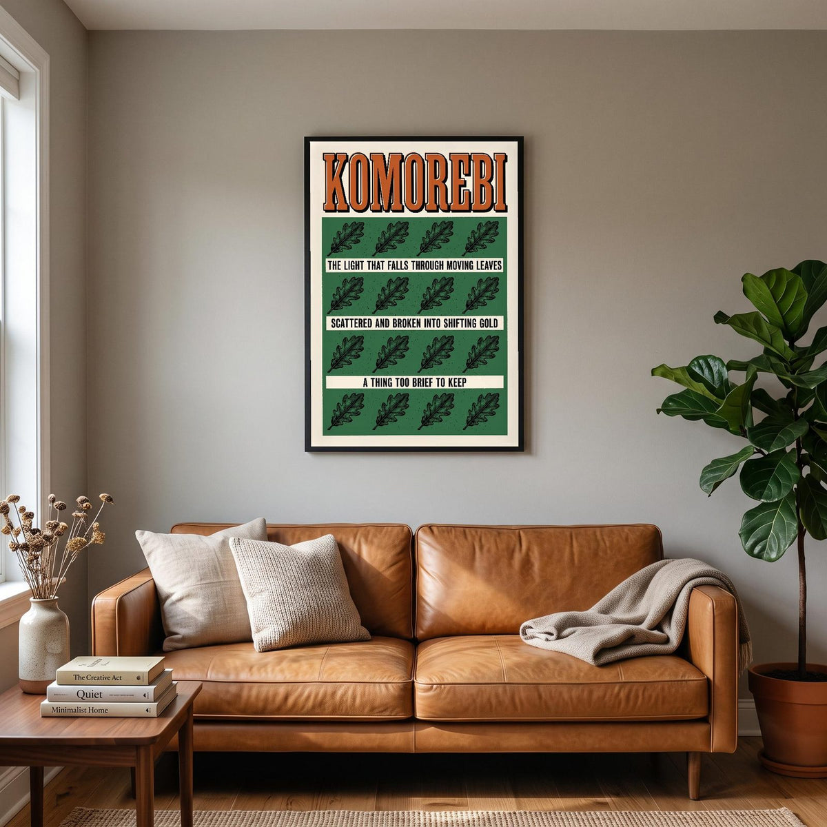 Komorebi Untranslatable Word Art Print