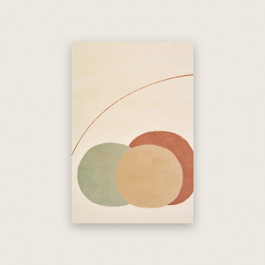 Balance Abstract Circles Art Print