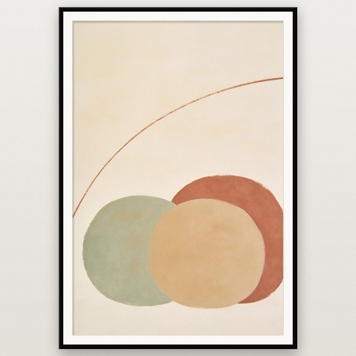 Balance Abstract Circles Art Print