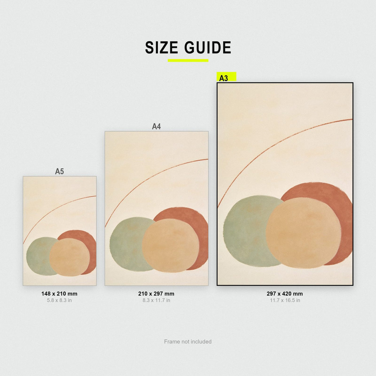 Balance Abstract Circles Art Print