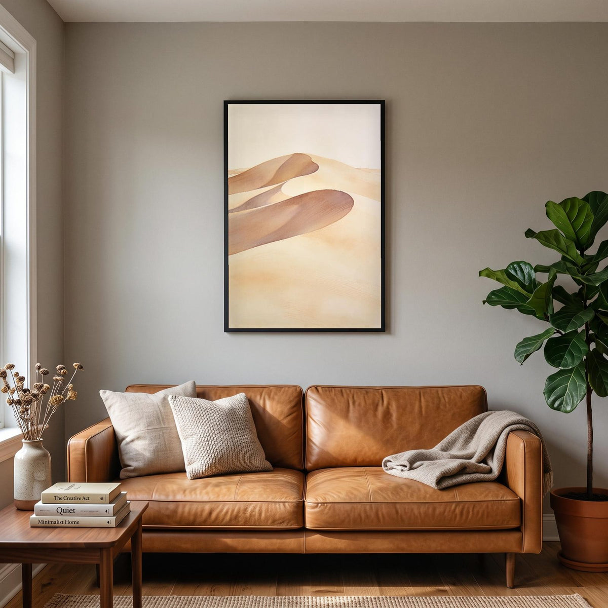 Dune Hand Minimal Art Print