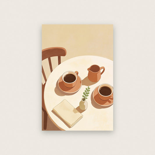 Coffee Table Still Life Art Print