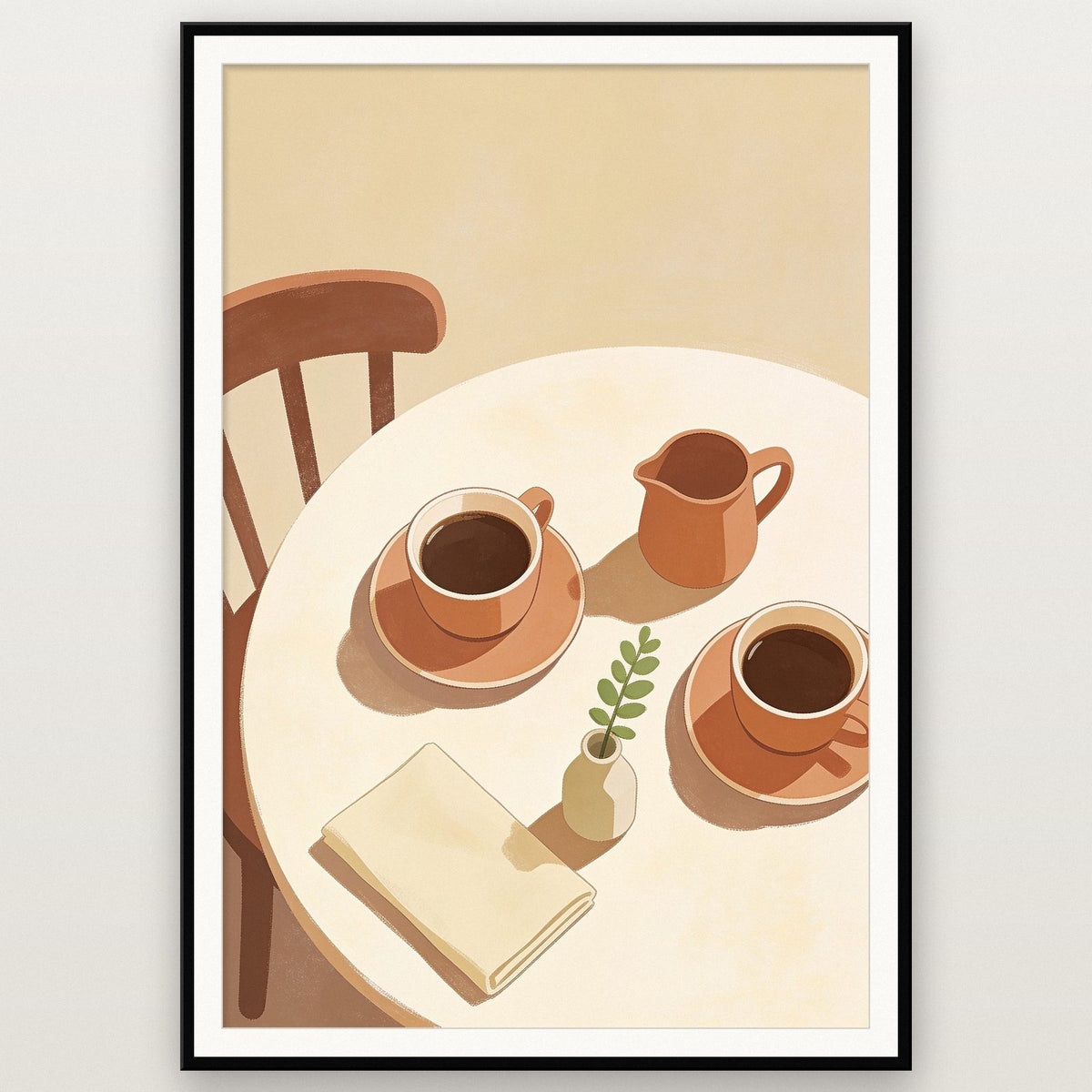 Coffee Table Still Life Art Print