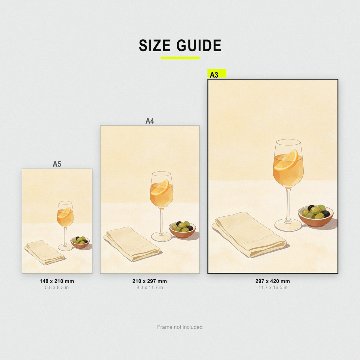 Spritz And Olives Art Print
