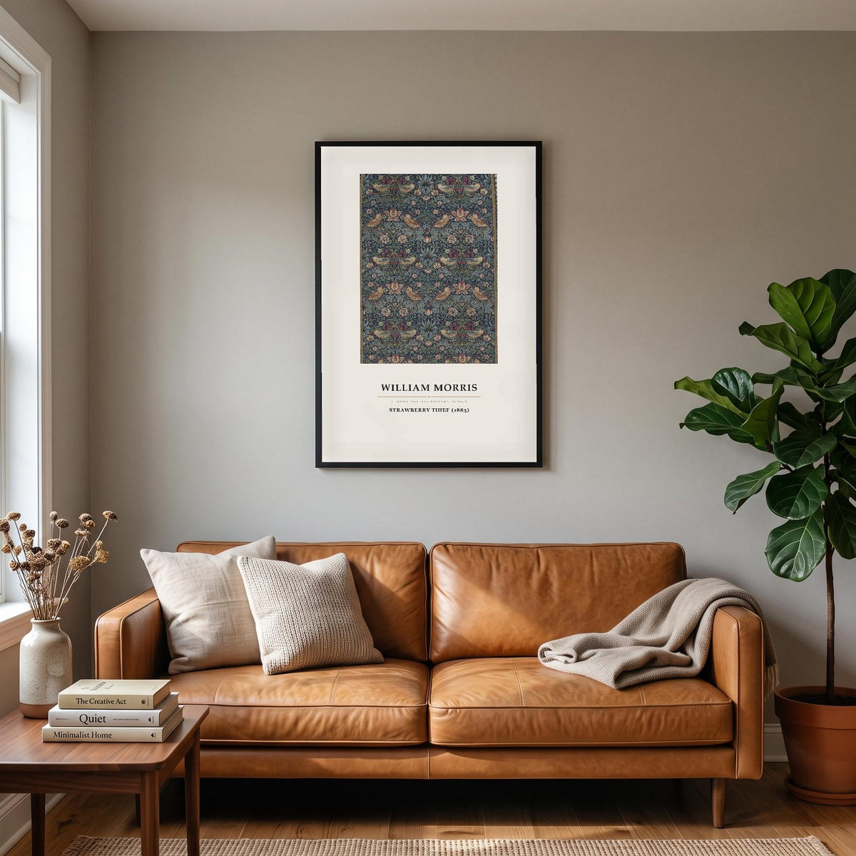 William Morris Strawberry Thief 1883 Art Print