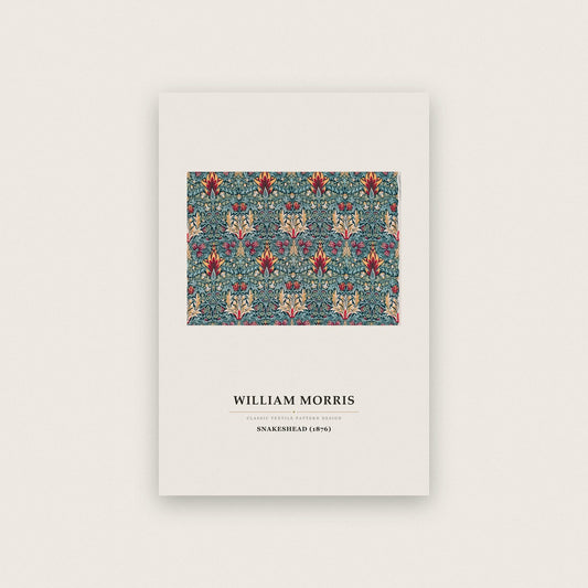 William Morris Snakeshead 1876 Art Print