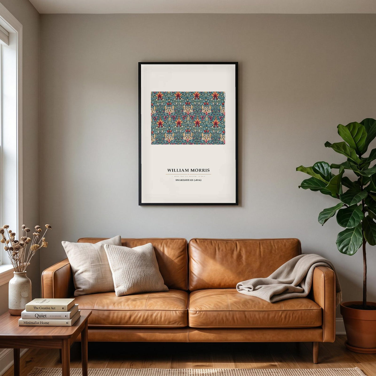 William Morris Snakeshead 1876 Art Print