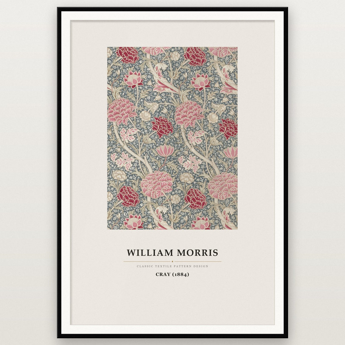 William Morris Cray 1884 Art Print