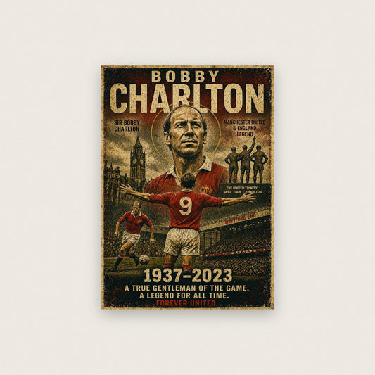 Bobby Charlton England Football Legend Print