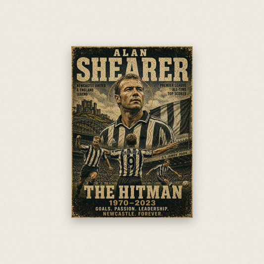 Alan Shearer Newcastle United Legend Print