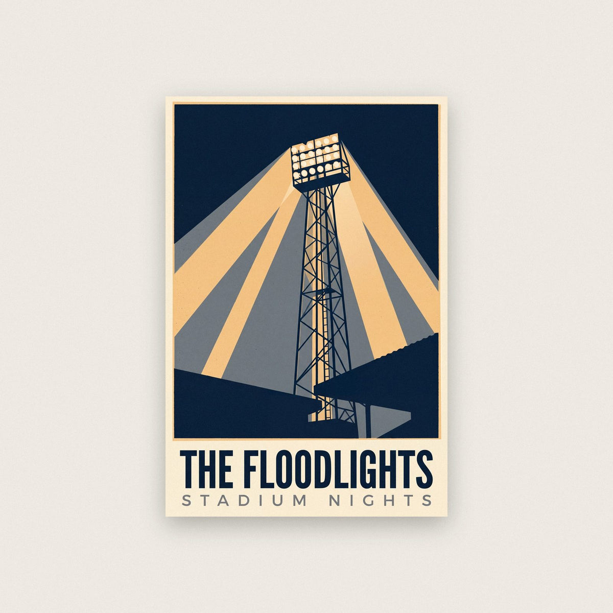 The Floodlights Football Art Print