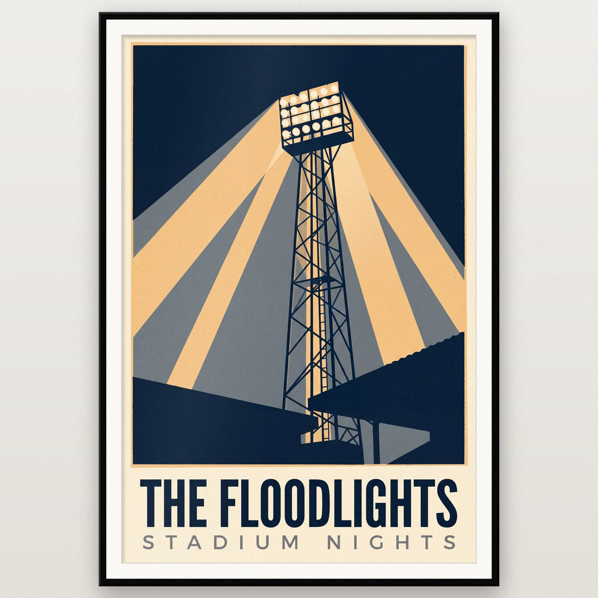 The Floodlights Football Art Print